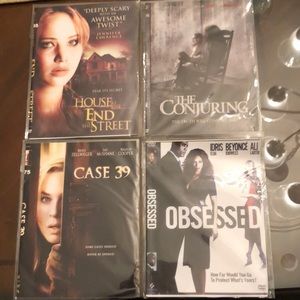 4 brand new dvd horror films